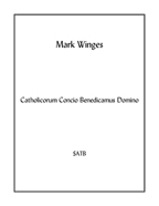 Catholicorum Concio Benedicamus Domino for SATB choir - Click Image to Close